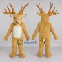 Custom Tan and Cream Deer Mascot Costume Adult Full Body Suit for Wildlife Events