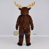 Custom Dark Brown and Tan Deer Mascot Costume Adult Full Body Suit for Wildlife Events