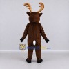 Custom Brown and White Reindeer Character Mascot Costume Adult Full Body Suit for Christmas Events Custom Brown and White Reindeer Character Mascot Costume Adult Full Body Suit for Christmas Events