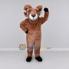 Custom Brown Ram Mascot Costume Adult Full Body Suit for Farm Events Custom Brown Ram Mascot Costume Adult Full Body Suit for Farm Events