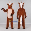 Custom Brown and White Horse Mascot Costume Adult Full Body Suit for Farm Events Custom Brown and White Horse Mascot Costume Adult Full Body Suit for Farm Events