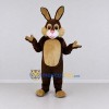 Custom Dark Brown and Tan Rabbit Mascot Costume Adult Full Body Suit for Easter Events Custom Dark Brown and Tan Rabbit Mascot Costume Adult Full Body Suit for Easter Events