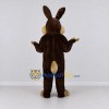 Custom Dark Brown and Tan Rabbit Mascot Costume Adult Full Body Suit for Easter Events Custom Dark Brown and Tan Rabbit Mascot Costume Adult Full Body Suit for Easter Events