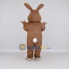 Custom Tan and White Rabbit Mascot Costume Adult Full Body Suit for Easter Events Custom Tan and White Rabbit Mascot Costume Adult Full Body Suit for Easter Events