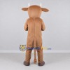 Custom Tan and White Cow Character Mascot Costume Adult Full Body Suit for Farm Events Custom Tan and White Cow Character Mascot Costume Adult Full Body Suit for Farm Events