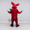 Custom Red and Black Robot Pirate Fox Mascot Costume Adult Full Body Suit for Theme Parties Custom Red and Black Robot Pirate Fox Mascot Costume Adult Full Body Suit for Theme Parties