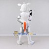 Custom White and Orange Robot Pirate Fox Mascot Costume Adult Full Body Suit for Theme Parties Custom White and Orange Robot Pirate Fox Mascot Costume Adult Full Body Suit for Theme Parties