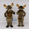 Custom Brown Moose Character Mascot Costume Adult Full Body Suit for School Events Custom Brown Moose Character Mascot Costume Adult Full Body Suit for School Events