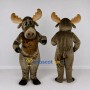 Custom Brown Moose Character Mascot Costume Adult Full Body Suit for School Events