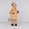 Custom Tan Deer Character Mascot Costume Adult Full Body Suit for School Events Custom Tan Deer Character Mascot Costume Adult Full Body Suit for School Events