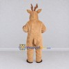 Custom Tan Deer Character Mascot Costume Adult Full Body Suit for School Events Custom Tan Deer Character Mascot Costume Adult Full Body Suit for School Events
