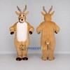 Custom Tan and White Deer Character Mascot Costume Adult Full Body Suit for School Events Custom Tan and White Deer Character Mascot Costume Adult Full Body Suit for School Events