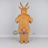 Custom Tan and White Deer Character Mascot Costume Adult Full Body Suit for School Events Custom Tan and White Deer Character Mascot Costume Adult Full Body Suit for School Events