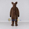 Custom Brown and Cream Kangaroo Character Mascot Costume Adult Full Body Suit for School Events Custom Brown and Cream Kangaroo Character Mascot Costume Adult Full Body Suit for School Events