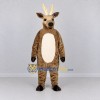 Custom Tan and White Deer Mascot Costume Adult Full Body Suit for Wildlife Events Custom Tan and White Deer Mascot Costume Adult Full Body Suit for Wildlife Events