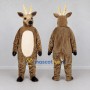 Custom Tan and White Deer Mascot Costume Adult Full Body Suit for Wildlife Events