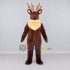 Custom Brown and Cream Deer Character Mascot Costume Adult Full Body Suit for School Events Custom Brown and Cream Deer Character Mascot Costume Adult Full Body Suit for School Events