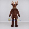 Custom Brown and Cream Deer Character Mascot Costume Adult Full Body Suit for School Events Custom Brown and Cream Deer Character Mascot Costume Adult Full Body Suit for School Events