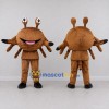 Custom Brown Crab Character Mascot Costume Adult Full Body Suit for Ocean Events