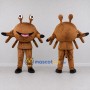Custom Brown Crab Character Mascot Costume Adult Full Body Suit for Ocean Events
