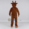 Custom Brown and White Deer Character Mascot Costume Adult Full Body Suit for School Events Custom Brown and White Deer Character Mascot Costume Adult Full Body Suit for School Events