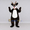 Custom Dark Brown and White Red-Nosed Reindeer Mascot Costume Adult Full Body Suit for Christmas Events
