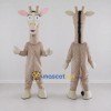 Custom Tan and Cream Giraffe Character Mascot Costume Adult Full Body Suit for Wildlife Events