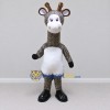 Custom Gray and White Giraffe Character Mascot Costume Adult Full Body Suit for Wildlife Events Custom Gray and White Giraffe Character Mascot Costume Adult Full Body Suit for Wildlife Events