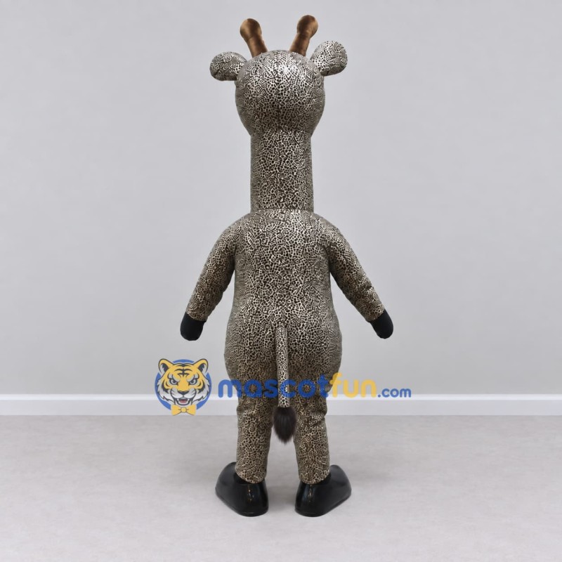 Custom Gray and White Giraffe Character Mascot Costume Adult Full Body Suit for Wildlife Events Custom Gray and White Giraffe Character Mascot Costume Adult Full Body Suit for Wildlife Events