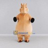 Custom Tan Horse Character Mascot Costume Adult Full Body Suit for Farm Events