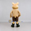 Custom Tan and Brown Pig in a Sweater and Shorts Mascot Costume Adult Full Body Suit for Farm Events Custom Tan and Brown Pig in a Sweater and Shorts Mascot Costume Adult Full Body Suit for Farm Events