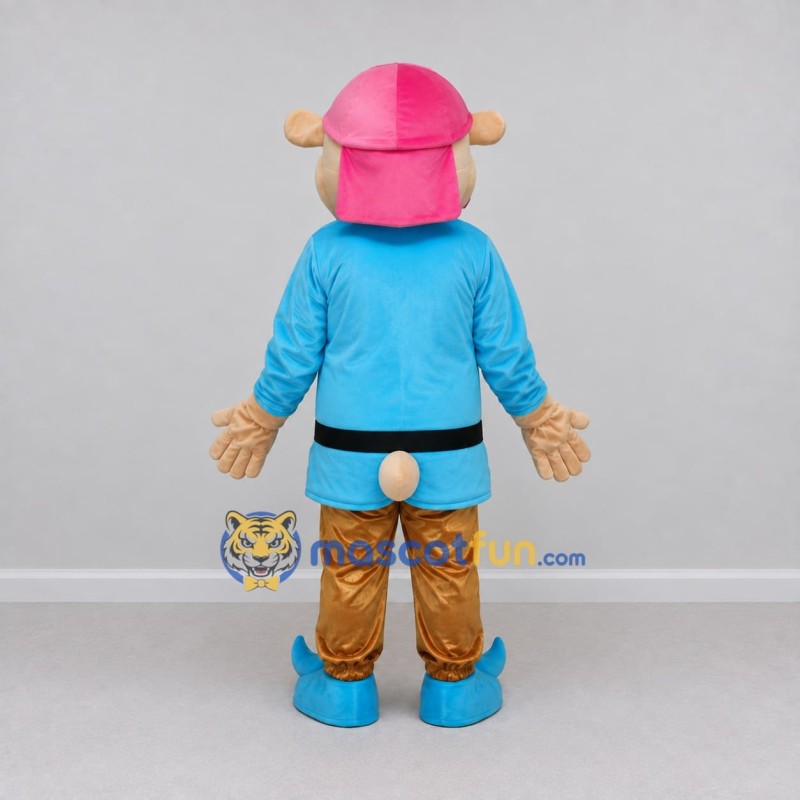 Custom Blue and Pink Elf Character Mascot Costume Adult Full Body Suit for Theme Parties Custom Blue and Pink Elf Character Mascot Costume Adult Full Body Suit for Theme Parties