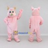 Custom Light Pink Pig Mascot Costume Adult Full Body Suit for Farm Events Custom Light Pink Pig Mascot Costume Adult Full Body Suit for Farm Events