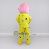 Custom Pink and Yellow Baby Character in Pajamas Mascot Costume Adult Full Body Suit for Theme Parties Custom Pink and Yellow Baby Character in Pajamas Mascot Costume Adult Full Body Suit for Theme Parties