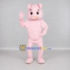 Custom Light Pink Pig Character Mascot Costume Adult Full Body Suit for Farm Events Custom Light Pink Pig Character Mascot Costume Adult Full Body Suit for Farm Events