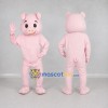 Custom Light Pink Pig Character Mascot Costume Adult Full Body Suit for Farm Events Custom Light Pink Pig Character Mascot Costume Adult Full Body Suit for Farm Events