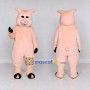 Custom Peach Pink Pig Mascot Costume Adult Full Body Suit for Farm Events