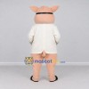 Custom Pink and White Pig with Sunglasses and a Jacket Mascot Costume Adult Full Body Suit for Theme Parties Custom Pink and White Pig with Sunglasses and a Jacket Mascot Costume Adult Full Body Suit for Theme Parties