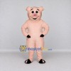 Custom Light Pink Pig Character Mascot Costume Adult Full Body Suit for Farm Events Custom Light Pink Pig Character Mascot Costume Adult Full Body Suit for Farm Events