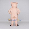 Custom Light Pink Pig Character Mascot Costume Adult Full Body Suit for Farm Events Custom Light Pink Pig Character Mascot Costume Adult Full Body Suit for Farm Events