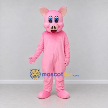 Custom Pink Pig Character Mascot Costume Adult Full Body Suit for Farm Events Custom Pink Pig Character Mascot Costume Adult Full Body Suit for Farm Events