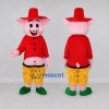 Custom Pink and Red Pig in a Hat and Jacket Mascot Costume Adult Full Body Suit for Theme Parties Custom Pink and Red Pig in a Hat and Jacket Mascot Costume Adult Full Body Suit for Theme Parties