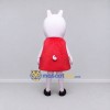 Custom Light Pink and Red Pig Character in a Dress Mascot Costume Adult Full Body Suit for School Events