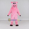 Custom Pink Pig Mascot Costume Adult Full Body Suit for Farm Events Custom Pink Pig Mascot Costume Adult Full Body Suit for Farm Events