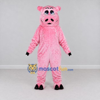 Custom Pink Pig Mascot Costume Adult Full Body Suit for Farm Events Custom Pink Pig Mascot Costume Adult Full Body Suit for Farm Events
