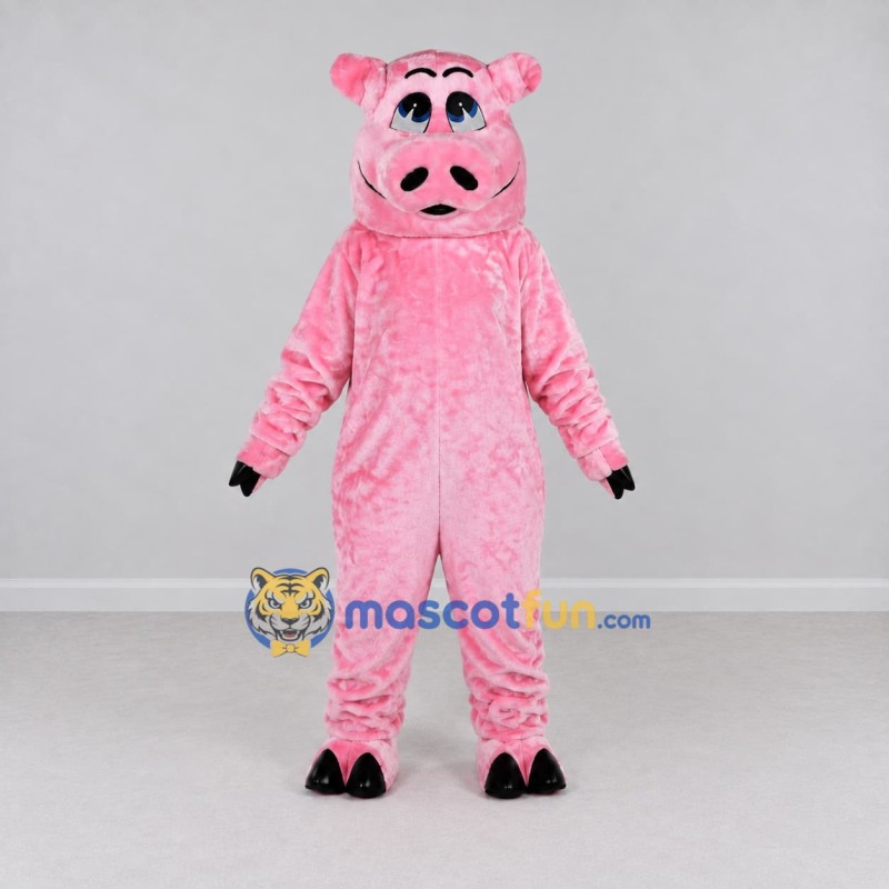 Custom Pink Pig Mascot Costume Adult Full Body Suit for Farm Events Custom Pink Pig Mascot Costume Adult Full Body Suit for Farm Events