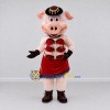 Custom Pink and Red Pig in a Party Dress Mascot Costume Adult Full Body Suit for Theme Parties Custom Pink and Red Pig in a Party Dress Mascot Costume Adult Full Body Suit for Theme Parties