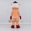 Custom Peach and Red Pig Character with a Hat Mascot Costume Adult Full Body Suit for Theme Parties Custom Peach and Red Pig Character with a Hat Mascot Costume Adult Full Body Suit for Theme Parties