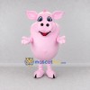 Custom Pink Round Pig Character Mascot Costume Adult Full Body Suit for School Events Custom Pink Round Pig Character Mascot Costume Adult Full Body Suit for School Events
