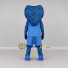 Custom Blue and Black Cobra in Sportswear Mascot Costume Adult Full Body Suit for Sports Events Custom Blue and Black Cobra in Sportswear Mascot Costume Adult Full Body Suit for Sports Events